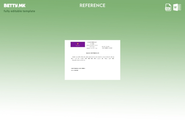 Референтен шаблон за затворање на банка на Нигерија Поларис во модерен стил